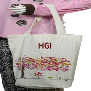 Custom Logo 100% Cotton <b>Canvas</b> <b>Tote</b> Bag High Quality Eco-Friendly Recyclable Shoulder Bag with Fashion Printing Promotional Bag - Product Image 1