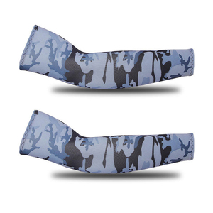 Manchons de bras rafraîchissants anti-UV camouflage à compression pour le sport, la pêche, le cyclisme, la course à pied, avec logo personnalisé - Product Image 5