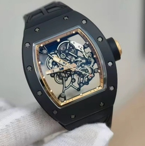 Montre mécanique squelette tourbillon pour homme, automatique, de haute qualité, avec bracelet en caoutchouc, verre saphir 44 mm, style sport et mode, modèle 2026 A Factory - Product Image 5
