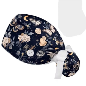 Gorros Quirúrgicos Personalizados de Último Diseño con Logotipo OEM, Gorro de Hospital Ajustable de Algodón para Enfermeras y Doctores, Hombres y Mujeres - Product Image 4