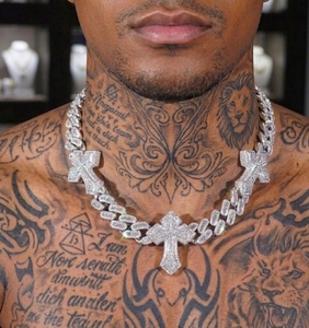 Cadena Cubana de Diamantes de Longitud Personalizada, Estilo Hip Hop, Collar para Raperos, Ideal para Actuaciones en Escenario, Disponible para Exportación - Product Image 3