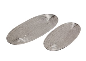 Assiette Moderne en Aluminium en Forme de Feuille, Plateau de Service Irrégulier, Plat Décoratif pour Mariage, Table à Manger, Décoration Intérieure - Product Image 4