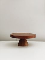 Support à gâteau et plateau en bois de haute qualité au design moderne, réutilisable, antiadhésif, résistant à la chaleur, compatible lave-vaisselle, écologique, outils pour gâteaux