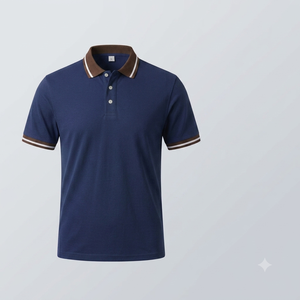 Men Solid Quick Dry Breathable for Shirt Short Sleeve Sportswear Golf Custom Embroidered Logo OEM ODM Wholesale Low MOQ - Product Image 4