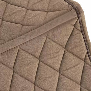 Tapis de selle d'équitation en coton doux, confortable, absorbant la transpiration, avec design cousu durable - Product Image 3