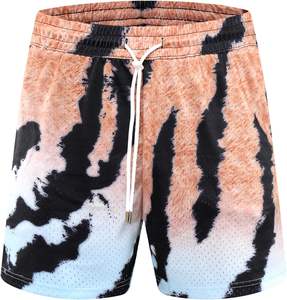 Nouveaux shorts de sport personnalisés pour hommes avec impression par sublimation, shorts de basketball vierges pas chers pour hommes 2026 - Product Image 3
