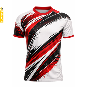 Maillots de football personnalisés par sublimation Samavia |   Manches courtes, design respirant |   Tenues d'équipe sur mesure |   Fabricant en gros de produits en vrac - Product Image 1
