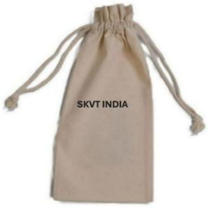 Eco-Friendly 100% Organic Cotton Drawstring <b>Bag</b> Reusable Extra <b>Large</b> Muslin Canvas Linen Promotional Recycle Washable SKVT INDIA - Product Image 6