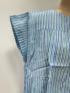 Cotton Tunic <b>Boho</b> Floral Summer Top Cotton <b>Boho</b> <b>Shirt</b> Lightweight Top Women Short Tops Casual <b>Shirt</b> Sleeveless - Product Image 6