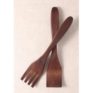 Natural Wooden <b>Salad</b> <b>Tools</b> Server Set Long Handle American Style Eco-Friendly Dishwasher Safe Manual Multifunction <b>Salad</b> Serving - Product Image 3