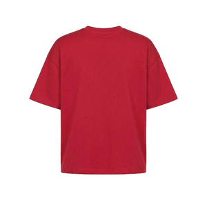 เสื้อยืดคอกลมแขนสั้นทรงปกติผ้าฝ้ายถัก 100% สีแดงสำหรับผู้ชาย ขายดีและเป็นที่นิยมมากที่สุดในปี 2026 - Product Image 2