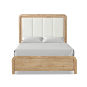 Modern Solid Wood Home Furniture Tan Brown OEM <b>Queen</b> <b>Size</b> Bedroom Furniture Vietnam BEDROOM SET MD03 - Product Image 5