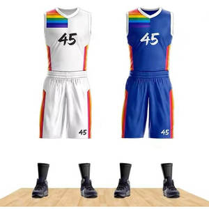 Uniformes de Baloncesto Transpirables, Conjunto de Camiseta de Baloncesto Reversible para Hombre y Mujer, Entrenamiento, Secado Rápido, Ligero - Product Image 3