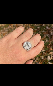 New 925 <b>Silver</b> 9K/10K/14K/18K Gold <b>Ring</b> Moissanite Diamond <b>Cross</b> <b>Ring</b> Fashion Jewelry Engagement <b>Ring</b> For Unisex - Product Image 2