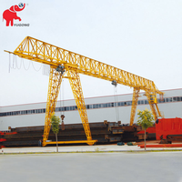 Fabricant de grues portiques extérieures à structure treillis, grues portiques de 5, 10 et 16 tonnes avec palan électrique, type treillis