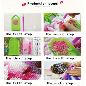 Serie di Dipinti Diamante 5D dei Dodici Segni Zodiacali Fatti a Mano, Arte Murale Ecologica Fai-da-Te con Colori Vivaci e Dettagli Precisi - Product Image 6