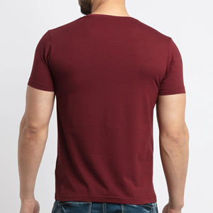 T-shirt de sport personnalisé 2026 en coton 100 %, col rond, haute qualité, épais, uni, sérigraphié pour hommes - Product Image 2