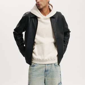 Men Hoodies & Sweatshirts Wholesale Hoodies with No <b>Strings</b> OEM Custom Logo 100% Cotton Hoodie Streetwear Sweatshirt for Men - Product Image 1