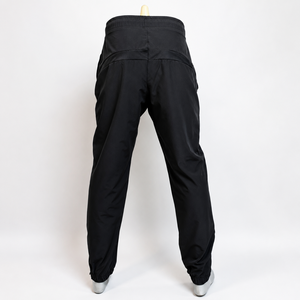 Unisex <b>Black</b> Eco-Friendly Lightweight <b>Jogger</b> Pants Elastic Waist Drawstring Trousers Elastic Cuff Casual Sportswear <b>Plain</b> Dyed - Product Image 2