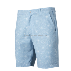 Shorts pour hommes avec taille élastique, shorts de golf extensibles personnalisés avec poche arrière - Product Image 1