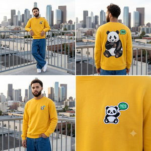 Sudadera con Capucha para Hombre, 100% Algodón, Estampado Naranja, con Serigrafía y Bordado 3D, Tejido de 370g, Personalizable - Product Image 6