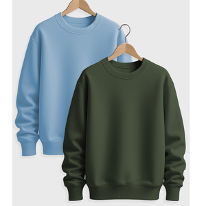 Sudadera de Cuello Redondo Color Amarillo, Tejido de Punto, Corte Regular, Estilo Casual para Otoño, Precio al por Mayor, Sudaderas para Hombre - Product Image 6