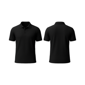 Chemises pour hommes en piqué de coton tricoté respirant, personnalisables avec logo OEM, à manches courtes, pour usage décontracté, fabrication sur mesure - Product Image 6
