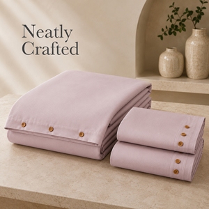 Premium Quality 300 Thread Count Cotton Duvet Cover <b>Set</b> for Hotels Homes Guest Rooms and Luxury <b>Bedding</b> Collections - Product Image 2
