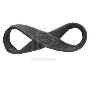 Unisex High-Durable Custom Logo Gym Fitness Wrist Straps Neoprene Material Figure 8 Hand <b>Bar</b> Grips <b>Weight</b> Lifting Adjustable - Product Image 2