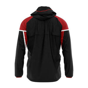 Custom Design Logo Softshell <b>Jacket</b> Black <b>Red</b> Color Blocking Zipper Closure Breathable Polyester Autumn Wear Regular Fit <b>Jackets</b> - Product Image 2
