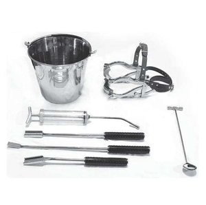 Kit dentaire équin : Spéculum McPherson, ouvre-bouche, étriers équin, râpes à étrier – Écologique, Qualité supérieure, Certifié CE - Product Image 1