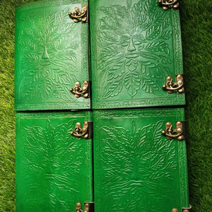 Cuaderno de Cuero Genuino Greenman, Diario Hecho a Mano, Regalo, Cuaderno de Cuero Puro, Diario para Hombre y Mujer - Product Image 1