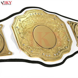 Service OEM ODM avec étiquette privée, ceintures de championnat personnalisées, plaquées or, couleur blanche, fournisseur de qualité, dernières tendances - Product Image 5