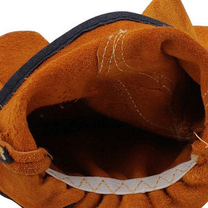 Guantes de Seguridad de Cuero con Forro Suave para Uso Industrial y de Taller, Material Resistente al Desgaste y al Calor - Product Image 5