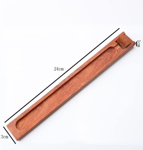 Porte-encens en bois écologique fait main, attrape-cendres parfumé - Product Image 4