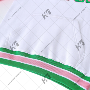 เสื้อสเวตเชิ้ตอัลฟ่า แคปป้า อัลฟ่า รุ่นปี 1908 สีชมพู-เขียว แบบคัลเลอร์บล็อก ผ้าฟลีซ สำหรับสมาชิกสมาคมนักศึกษาหญิง - Product Image 4