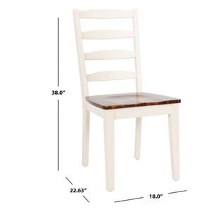 Silla de Comedor de Estilo Minimalista con Material Resistente y Acabado Natural Blanco para Decoración de Muebles de Jardín - Product Image 5