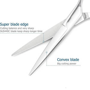 Ciseaux de coiffeur professionnels de 5,5 pouces en acier inoxydable certifié ISO, taille et design personnalisables, ciseaux à cheveux pour coiffeurs - Product Image 4