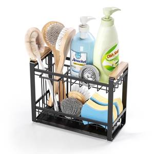 Premium Quality Iron Kitchen <b>Sink</b> Organizer With Strong Structure For Long Lasting Kitchen <b>Storage</b> And Organization - Product Image 1