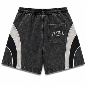 Men's Polyester/Cotton Knitted Mid Waist Drawstring Casual Breathable Lightweight Winter <b>Shorts</b> Quick Dry - Product Image 2