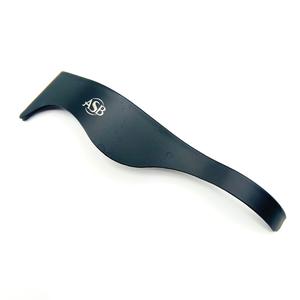 Professional Non Disposable Curved Stainless Steel Razor Single Blade 30g Lightweight Barber Face <b>Bikini</b> Customized Design - Product Image 2