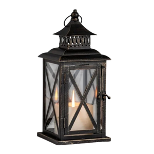 Vintage <b>Black</b> Iron Hexagon Handmade Eco-Friendly Hanging <b>Lantern</b> Candle Holder for Christmas Halloween Wedding Party Decor - Product Image 2