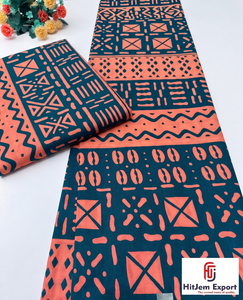 Tela de Algodón Ligera Personalizada con Estampado Africano, Diseño Tanzano, Tela para Camisas Ankara, Fabricante Personalizado OEM ODM - Product Image 4