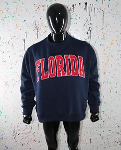 Sweat-shirt à capuche sur mesure en coton 100% de la marque Florida Navy Blue Finer Threads, idéal pour l'hiver - Product Image 1