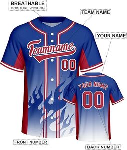 Fabricación de Camisetas de Béisbol Personalizadas por Sublimación, Transpirables, OEM, Uniformes de Béisbol y Sóftbol Personalizables - Product Image 3