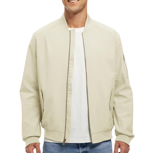 Custom Logo Clothes Men's Jacket Windproof Autumn Long Sleeve Casual Jacket Windproof Coat Bomber Jacket - Product Image 2