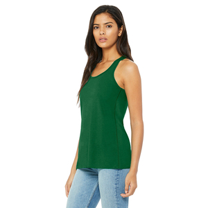 Débardeur Femme Vert Uni Col Rond en Tricot Polyester Respirant Longueur Standard pour Tenue Décontractée 2026 - Product Image 4