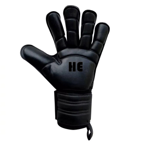 Gants de gardien de but de football de qualité supérieure en latex allemand, design personnalisé, coupe négative noire, extensibles, 3 mm de latex allemand - Product Image 6