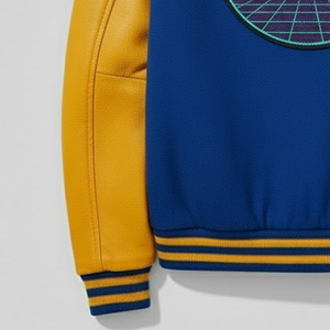 Vestes de baseball classiques pour hommes, style streetwear d'hiver, nouvelle collection, avec capuche et patchs en chenille, vente en gros. - Product Image 5