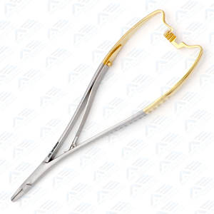 คีมหนีบเข็มสำหรับทันตกรรมแบบแมนนวลทำจากสแตนเลสชุดเครื่องมือทางการแพทย์สำหรับใช้ในการผ่าตัด - Product Image 4